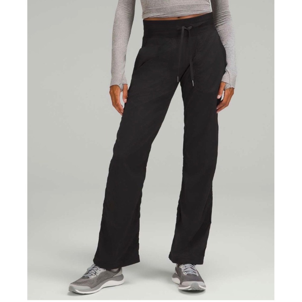 Lululemon 0 Dance Studio Mid Rise Full Length Pant Black W5ENOR